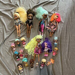 LoL Omg Surprise Doll Lot of 20 Fashion Big sis and little sis